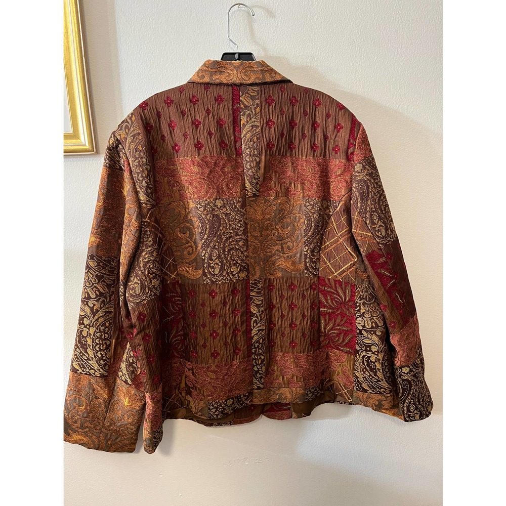 Mixed Pattern Blazer - image 2